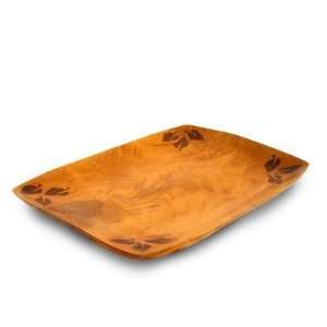  Casual Dining Serving Platter in Light Brown and Dark 