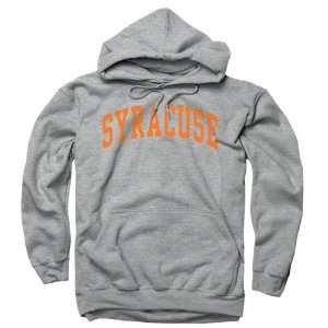  Syracuse Orange Grey Arch Hooded Sweatshirt Sports 