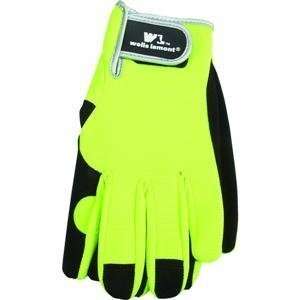   High Visibility Synthetic Leather Glove, Medium: Home Improvement