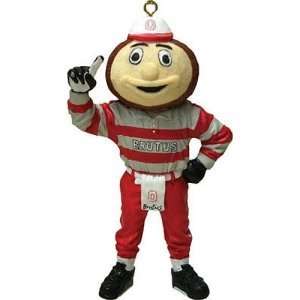  Ohio State Buckeyes NCAA Brutus Mascot Ornament: Sports 