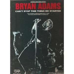  Sheet Music Cant Stop This Thing Bryan Adams 144 