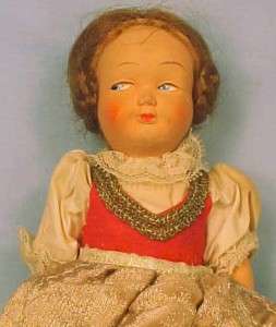 Sweet Vintage GERMANY GERMAN CELLULOID DOLL Provincial  