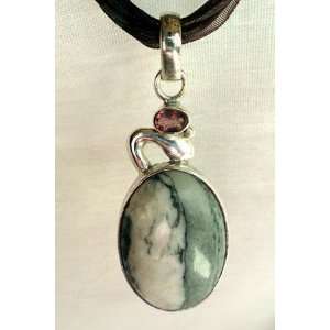  Agate and Amethyst Pendant Jewelry