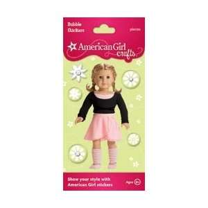  American Girl Bubble Stickers Dance; 6 Items/Order Arts 