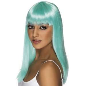  Smiffys Glamourama Wig Neon Blue Ladies Toys & Games