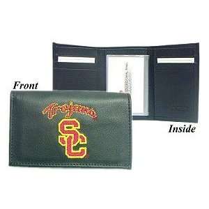  USC Trojans Embroidered Leather Tri Fold Wallet Catalog 