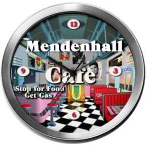  MENDENHALL 14 Inch Cafe Metal Clock Quartz Movement 