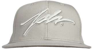 JSLV Clothing Signature Snapback Hat   Grey     