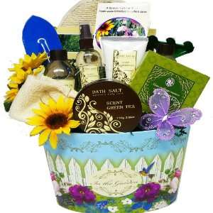   Delights Green Tea Spa Set   Bath and Body Gift Basket: Beauty