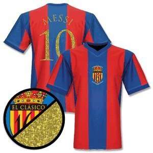   El Clásico Retro Shirt (V neck) + Messi 10