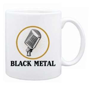   New  Black Metal   Old Microphone / Retro  Mug Music
