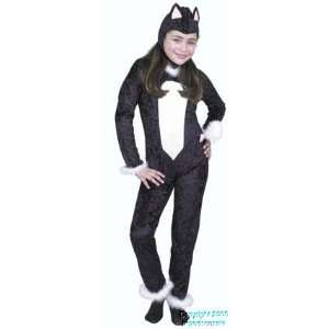  Kids Cat Jumpsuit Costume (SizeSmall 6 8) Toys & Games