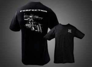 GLOCK Breakdown Tee shirt EXPLODED VIEW BLACK NEW ISSUE  