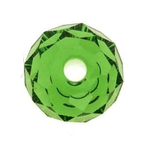  Swarovski Crystal #5040 6mm Rondelle Beads Fern Green 