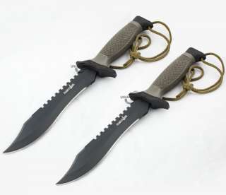 Two 12 Hunting Survival Knife