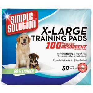    Simple Solutions X Large Training Pads 50 Pack: Pet Supplies