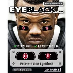  EyeBlack Indiana Hoosiers NCAA Peel & Stick Eyeblack 