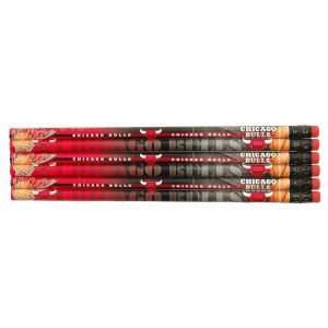  Chicago Bulls Wincraft 6pk Pencils: Office Products