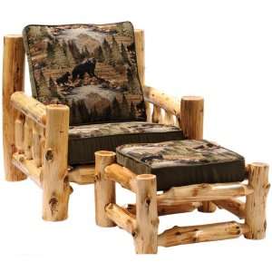  Cottage Cedar Log Chair: Home & Kitchen