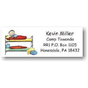   Stick Figures   Address Label (Bunk Boy   Full Color): Office Products