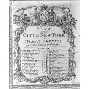  New York,North America,surveyed 1766 67,William Fayden 