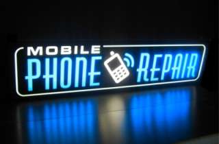 Brightest MOBILE PHONE REPAIR Light Box Neon Sign Alternatve cell 