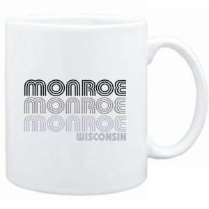  Mug White  Monroe State  Usa Cities