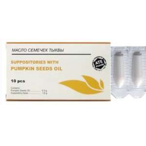  Suppositories with Pumpkin Seed Oil 10 pcs Health 