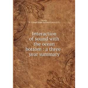    year summary: H. E,Naval Ocean Systems Center (U.S.) Morris: Books