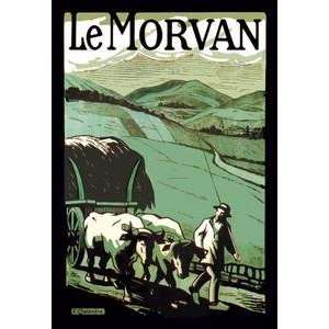    Paper poster printed on 12 x 18 stock. Morvan