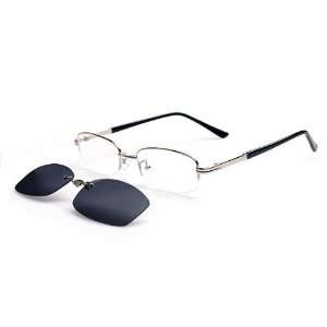  Model 9019 prescription eyeglasses (Silver) Health 