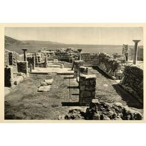  1937 Ruins Byzantine Church Kos Island Photogravure 