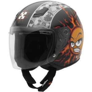    SparX FC 07 Open Face Motorcycle Helmet Sunny Daze: Automotive