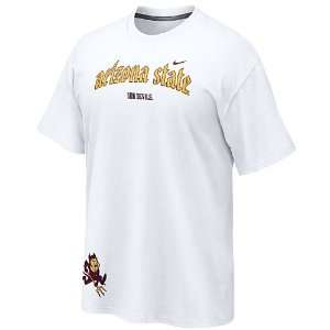  Arizona State Sundevils Nike Gothic Arch Tee Shirt Sports 