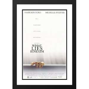  What Lies Beneath 20x26 Framed and Double Matted Movie 