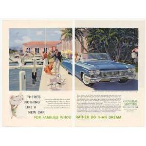   Cadillac Sixty Two Convertible Boca Raton 2 Page Print Ad Home