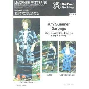   Patterns Summer Sarongs Fabric By The Each: Arts, Crafts & Sewing