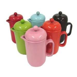 La Cafetiere Pura Ceramic 8 Cup Coffee Press, Green  