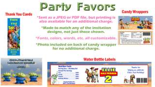 Toy Story Buzz Lightyear Birthday Party Ticket Invitations, Supplies 