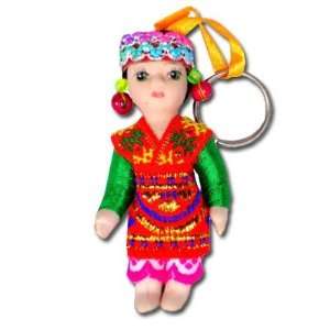   CHINADOLLKC4 China Doll Key Ring   Various costumes: Home & Kitchen
