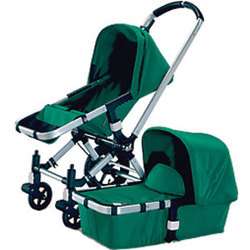 Bugaboo Gecko Green Stroller + Accessories  