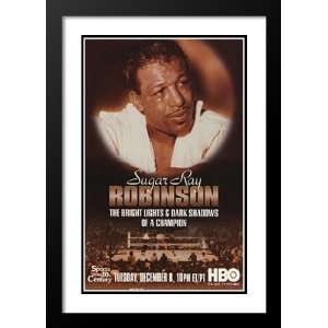 Sugar Ray Robinson 20x26 Framed and Double Matted Movie Poster   1998 