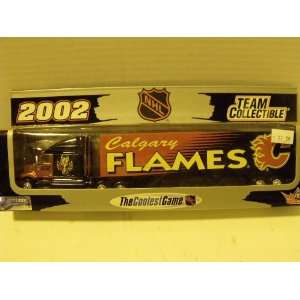 2002 NHL Calgary Flames 1:80 Scale Die cast Tractor Trailer Limited 