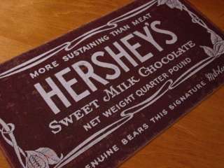 this rustic hershey s chocolate bar tin sign would make an