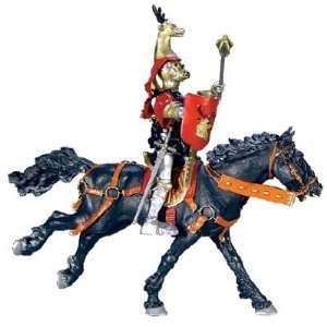  Knight with Studded Mace & Red Shield: Toys & Games