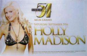 Holly Madison @ Studio 54 MGM Grand Las Vegas Casino Ad  