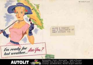 1950 Studebaker Champion Convertible Mailer Brochure  