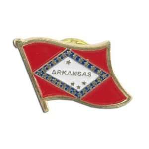  Arkansas Flag Lapel Pin Patio, Lawn & Garden
