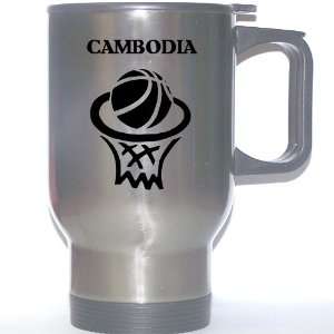  Cambodian Basketball Stainless Steel Mug   Cambodia 