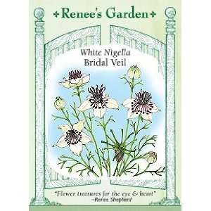  Nigella   White Brides Veil Seeds Patio, Lawn & Garden